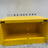 Justrite Sure-Grip EX 12 Gallon Flammable Liquid Storage Cabinet image 2